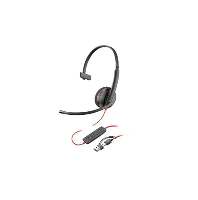 3210 USB-C Headset + USB-C/A Adapter simli garniturasi