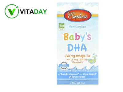 Carlson Baby's DHA Omega-3s with D3 60 ml 1