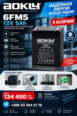 sotuvda AOKLY akkumulyatori