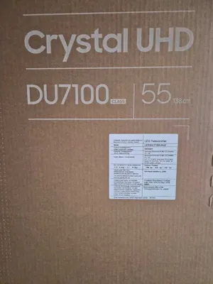 Samsung 55" 4K Smart TV (UE55DU7100) — Qadoqda yangi 1