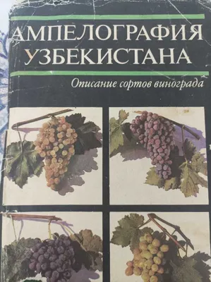 Книга Ампелография Узбекистана 1