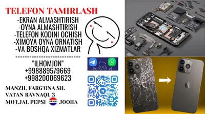 Ремонт телефонов Telefon tamirlash 1