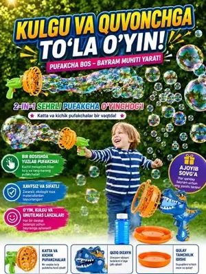 Sehrli Dino Pufakcha Pistoleti