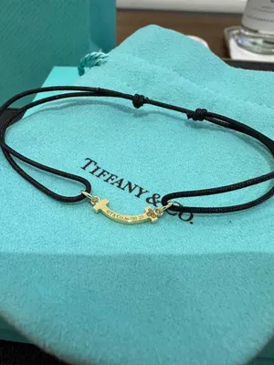 NEW Tiffany & Co Smile Tiffany T bilaguzugi, qora 1