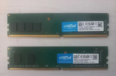 DDR4 8GB 3200MHz Crucial