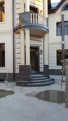 Гранит, мрамор, цоколь, оригинальный травертиновый камень 1