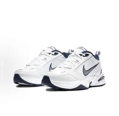 Original Nike Air Monarch 4 White Navy krossovkalari. Buyurtma asosida 1