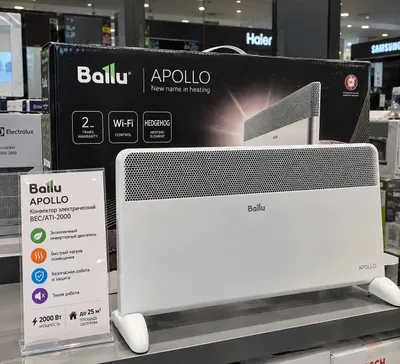 Ballu Apollo BEC/ATI-2000 — электрический конвектор, обогреватель 1