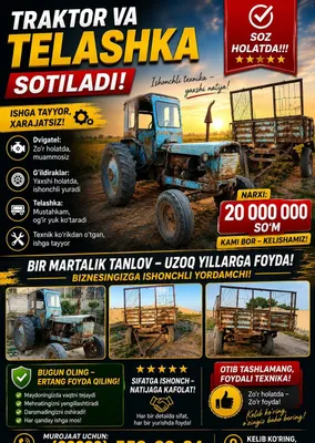 Traktor va telashka