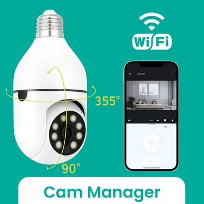 Wifi kamera - lampochkali kamera 360 gradus ayl 1