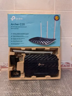 TP-Link Archer C20 AC750 5G WiFi routeri. 1