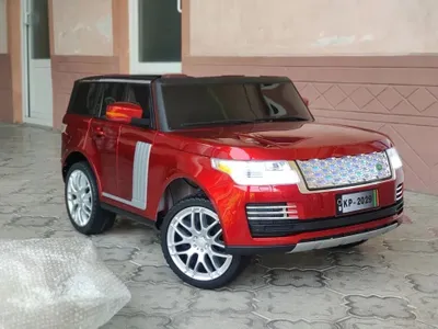 Большая двухместная детская машина Range Rover, электромобиль 4x4 1