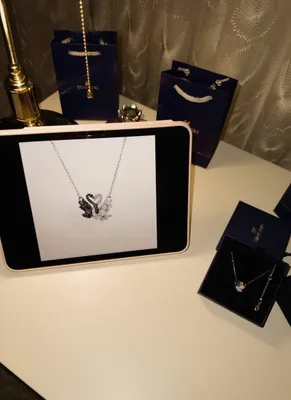 Цепочка Swarovski 925s 1