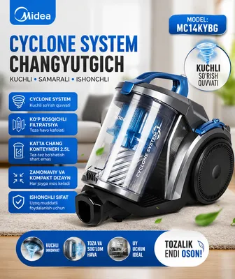 Midea MC14KYBG pilisos