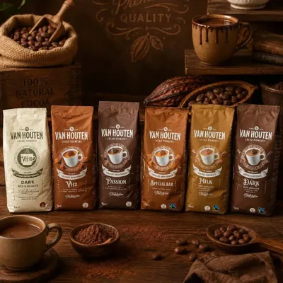 Barry Callebaut’ning Van Houten! Issiq shokolad va kakao aralashmalari..