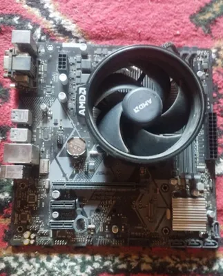 Продам комплект AM4: Ryzen 5 2600 + ASUS Prime B450M-K 1