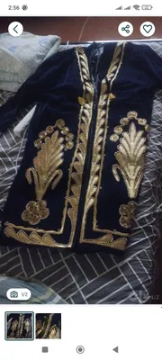 Чапан новый с золотой вышивкой 1