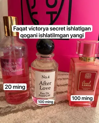 Atirlar lamsa After love va victorya secret