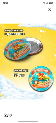 Значки Выпускник начальной школы 1