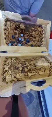Нарда сотилади. Янги, ёнгокдан ясалганан. Нархи200 $ 1