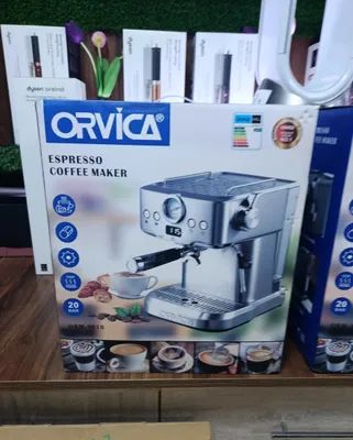 Orvica ORM-9818 yarim avtomatik qahva qaynatgich, ulgurji va chakana savdo, yetkazib berish bilan
