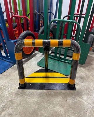 Parking parkovka парковка боковые барьеры 1