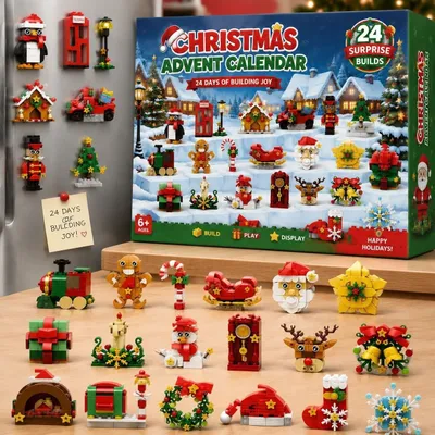 Адвент-календарь с маленькими игрушками Lego