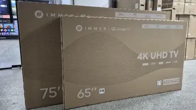 Телевизор Immer 65/75 4K UHD ANDROID TV бесплатна доставка 1