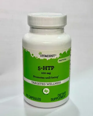 Vitacost 5-HTP 100 mg 60 Capsules made in USA 1