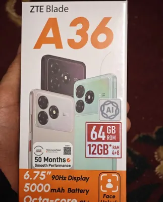 ZTE Blade A36 12/64GB, чёрный 1
