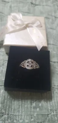 Кольца женские серебро 1