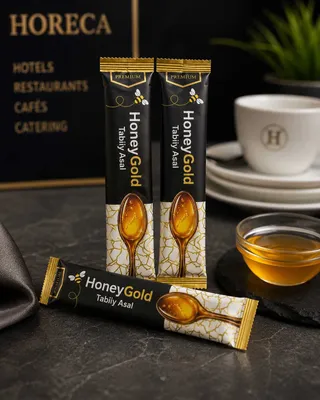 Honey Gold — натуральный порционный мед премиум-класса.