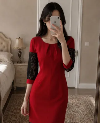Qizil ko'yne 2 marta kiyilgan 1