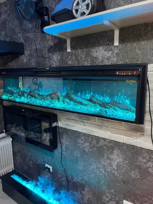 Tirik olov effekti va isitish funksiyasiga ega elektr kaminlar 1