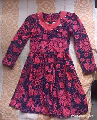 8–10 yoshli qiz bola uchun ko‘ylak 1
