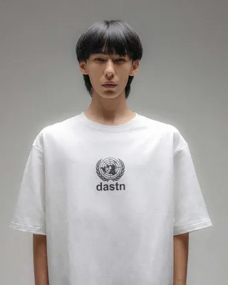 Футболка белая oversize 1