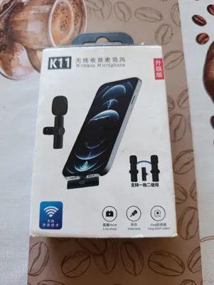 Universalniy bezprovodnoy Mikrofon Rusumi K11 iPhone va Android uchun
