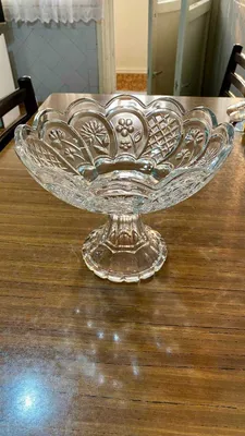 Meva va yong‘oqlar uchun shisha vaza, 2 dona_CHEGIRMALAR 1