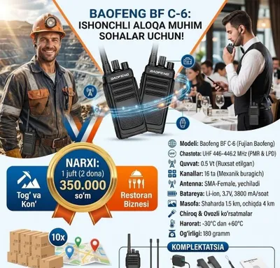 Ratsiya Baofeng c 6 2 donasi 350000 1