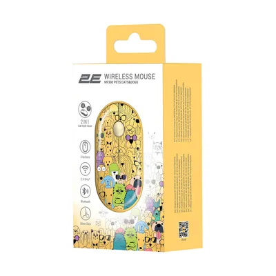 2E MF300 Silent WL BT PETS:CATS sichqonchasi 1