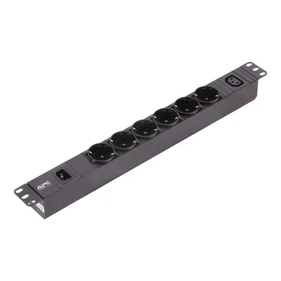 APC Easy PDU Basic 1U 10A 230V (6) Schuko (1) C13