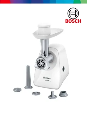 Мясорубка Bosch MFW2520W SmartPower 1500W, белый (серия 2)