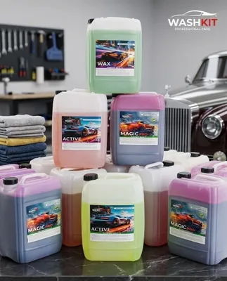 Авто шампунь "Washkit Uzbekistan" оптом ва доналаб, саммойка, мойка 1