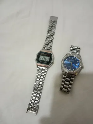 часы Casio A159W Japan и Rolex Datejust 36 1