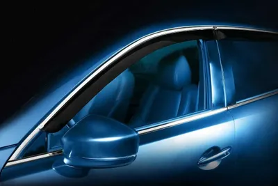 Дефлектор окон с хромированным молдингом Chromex Kia K5 Hyundai Sonata 1