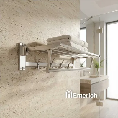Полка-вешалка Emerich | Полка-вешалка Emerich 88724-1X 1