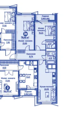 3-комнатная квартира, 79 м², Мирзо-Улугбекский район