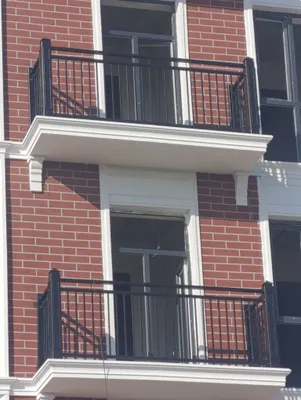 Balkon uchun kvadrat quvurdan panjaralar 1