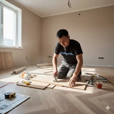 Kafolat bilan laminat yotqizish 1