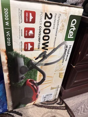 Новый пылесос Artel 2000W, в коробке 1